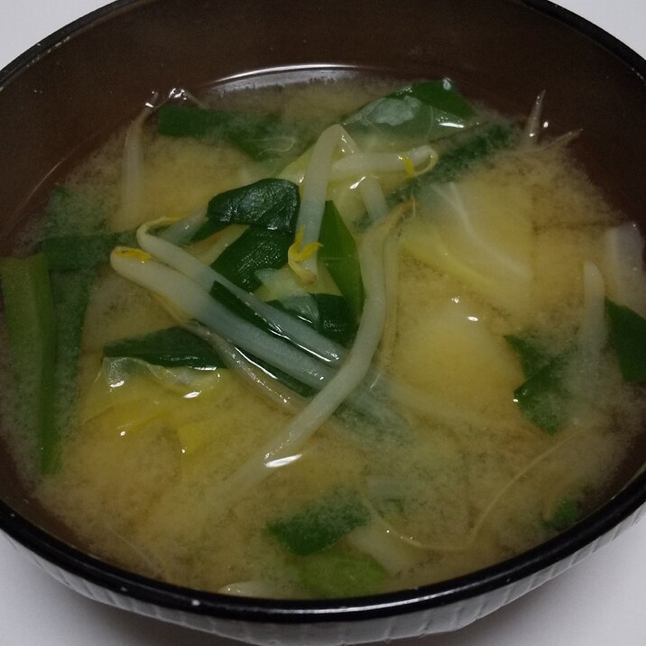 簡単野菜もりもりお味噌汁♪